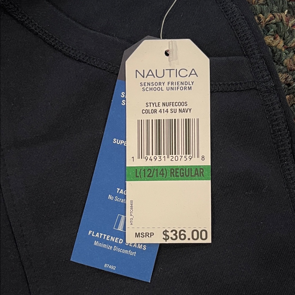 Nautica Kids Navy Blue Shorts - Picture 3 of 3